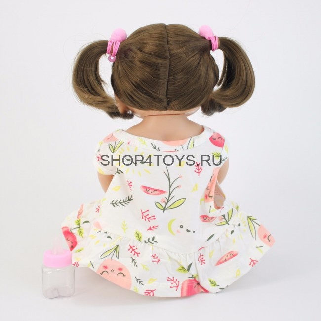 Реборн силиконовая с длинными волосами Эрика Реборн силиконовая с длинными волосами Эрика