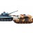 Радиоуправляемый танковый бой Huan QI Tiger vs Leopard 1:28 2.4G - 508C