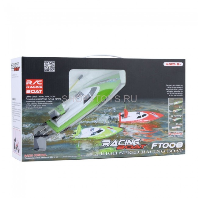 Радиоуправляемый катер Fei Lun Green High Speed Boat - FT008-GREEN Радиоуправляемый катер Fei Lun Green High Speed Boat - FT008-GREEN