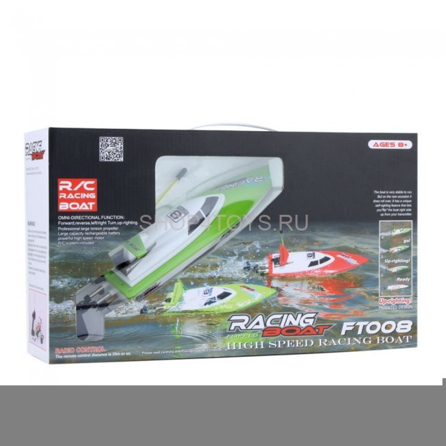 Радиоуправляемый катер Fei Lun Green High Speed Boat - FT008-GREEN Радиоуправляемый катер Fei Lun Green High Speed Boat - FT008-GREEN