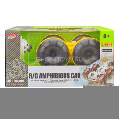 Радиоуправляемая амфибия MZ Football style 4WD 2.4G - YY2032-YELLOW Радиоуправляемая амфибия MZ Football style 4WD 2.4G - YY2032-YELLOW