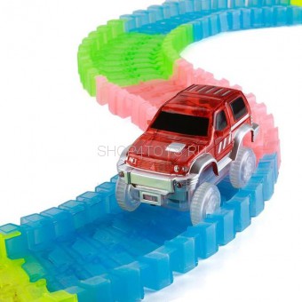 Автотрек Magic Tracks, 220 деталей, 2 машинки - T200-RU Автотрек Magic Tracks, 220 деталей, 2 машинки - T200-RU