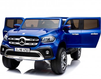 Электромобиль Mercedes-Benz X-Class 4WD - XMX606-BLUE-PAINT Электромобиль Mercedes-Benz X-Class 4WD - XMX606-BLUE-PAINT. Большой, высокий и вместительный джип с полным приводом.