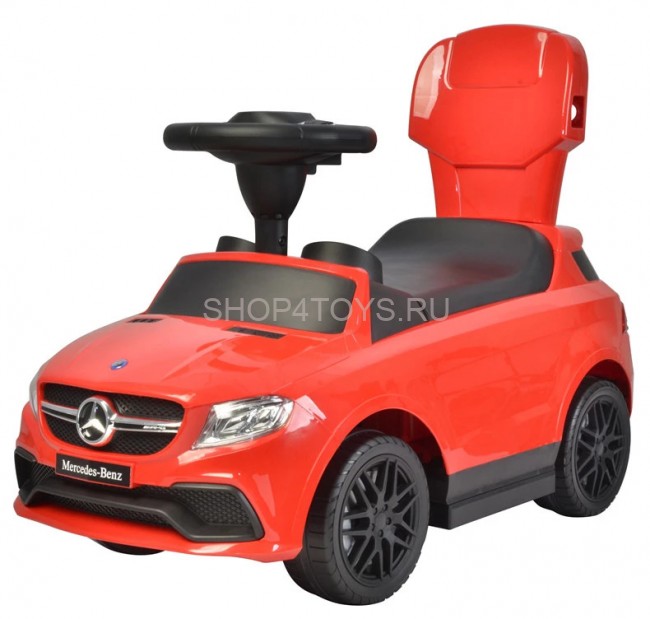 Толокар с ручкой Mercedes-Benz AMG GLE63 Red - CLB3288 Толокар с ручкой Mercedes-Benz AMG GLE63 Red - CLB3288