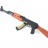 Автомат АК-47 (64 см, свет, звук, на батарейках) - AK838-1