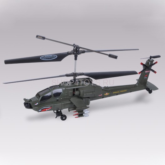 Радиоуправляемый вертолет Syma Apache AH-64 - S023G Радиоуправляемый вертолет Syma Apache AH-64 - S023G