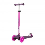 Самокат Трехколесный, со Светящимися Колесами, Фиолетовый - MSC-J082002 Самокат Трехколесный, со Светящимися Колесами, Фиолетовый - MSC-J082002