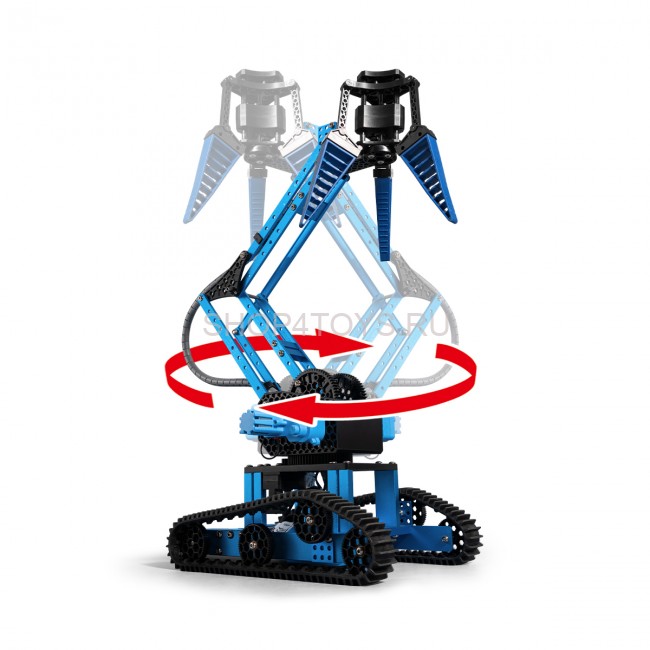 Конструктор BKN DIY 100 деталей - ру машина с электромеханическим манипулятором - K4-DIY Конструктор BKN DIY 100 деталей - ру машина с электромеханическим манипулятором - K4-DIY