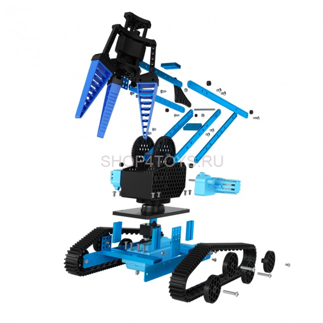 Конструктор BKN DIY 100 деталей - ру машина с электромеханическим манипулятором - K4-DIY Конструктор BKN DIY 100 деталей - ру машина с электромеханическим манипулятором - K4-DIY