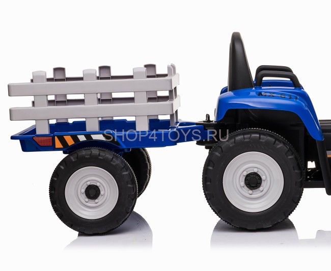 Детский электромобиль XMX трактор с ковшом и прицепом (синий, EVA, пульт, 12V) - XMX611U-BLUE Детский электромобиль XMX трактор с ковшом и прицепом (синий, EVA, пульт, 12V) - XMX611U-BLUE
