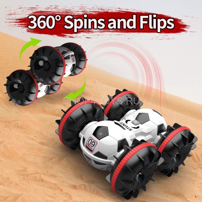 Радиоуправляемая амфибия MZ Football style 4WD 2.4G - YY2032-WHITE Радиоуправляемая амфибия MZ Football style 4WD 2.4G - YY2032-WHITE