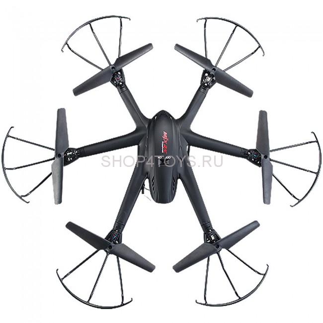 Радиоуправляемый квадрокоптер с барометром MJX X601H-B (черный) FPV 2.4G - X601H-B Радиоуправляемый квадрокоптер с барометром MJX X601H-B (черный) FPV 2.4G - X601H-B