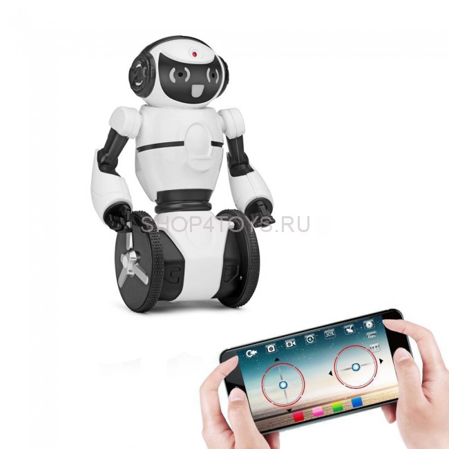 Белый робот WL toys F4 c WiFi FPV камерой, управление через APP - WLT-F4 Белый робот WL toys F4 c WiFi FPV камерой, управление через APP - WLT-F4