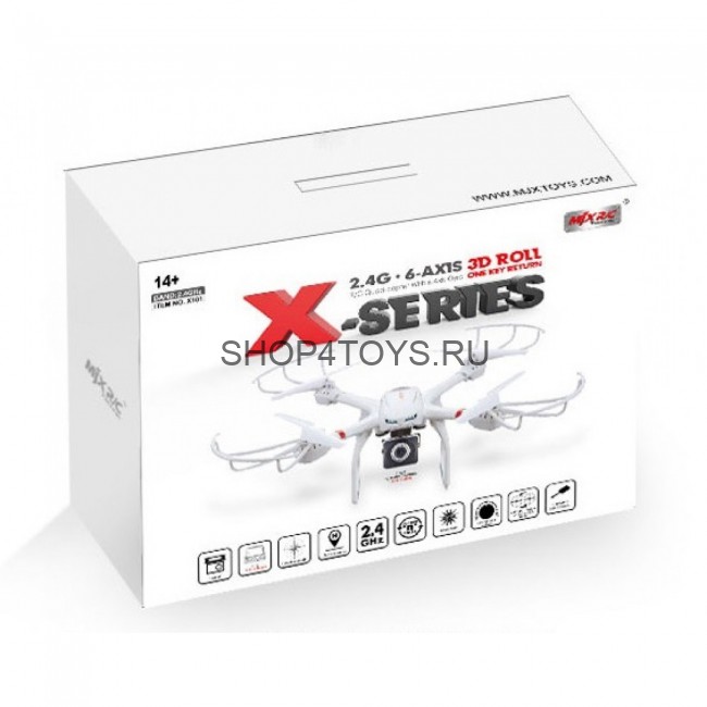 Радиоуправляемый квадрокоптер MJX X101A c FPV камерой - X101A-4015