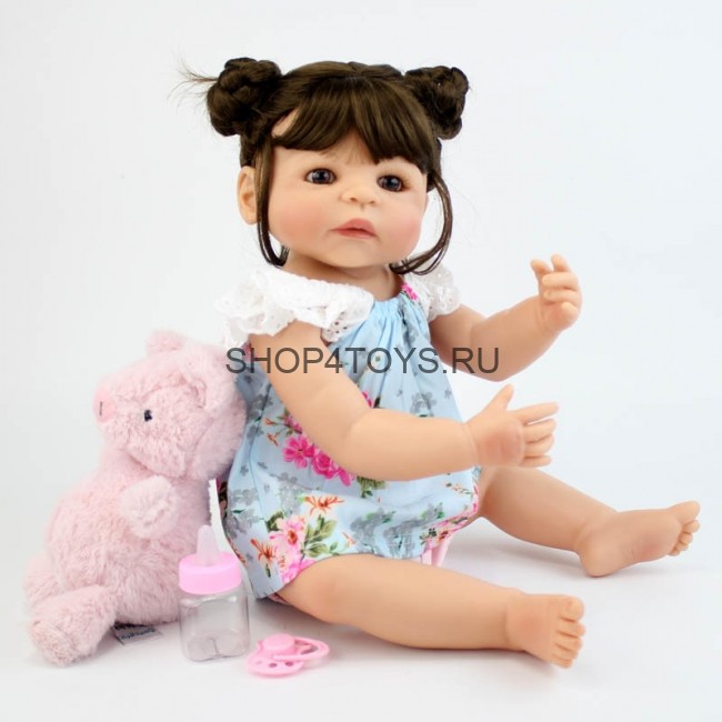 Кукла реборн с длинными волосами Лера Кукла реборн с длинными волосами Лера