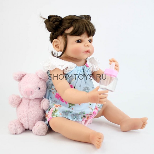 Кукла реборн с длинными волосами Лера Кукла реборн с длинными волосами Лера