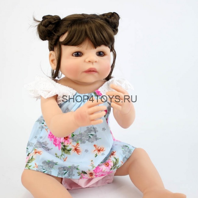 Кукла реборн с длинными волосами Лера Кукла реборн с длинными волосами Лера