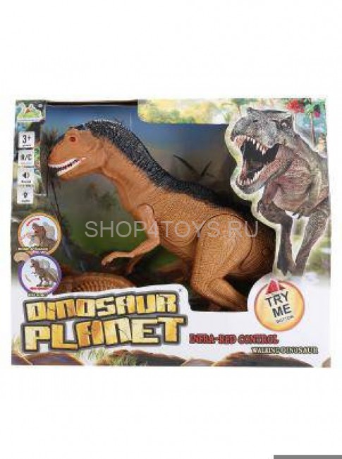 Радиоуправляемый динозавр Тираннозавр (52 см, свет, звук, акк+зу) - RS6122А Радиоуправляемый динозавр Тираннозавр (52 см, свет, звук, акк+зу) - RS6122А