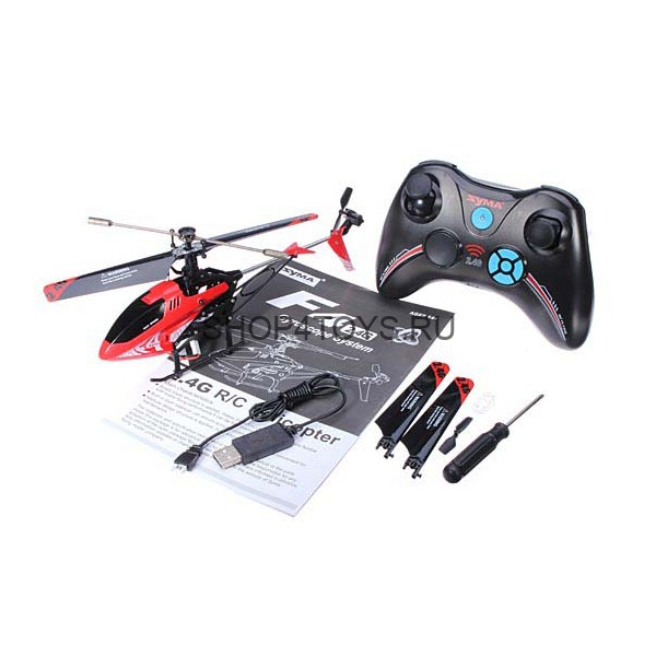 Радиоуправляемый вертолет с гироскопом Syma F4 GYRO - F4 Радиоуправляемый вертолет с гироскопом Syma F4 GYRO - F4