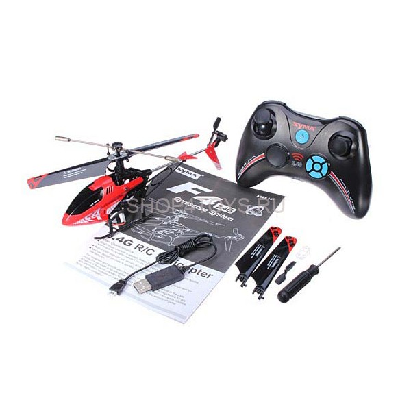 Радиоуправляемый вертолет с гироскопом Syma F4 GYRO - F4 Радиоуправляемый вертолет с гироскопом Syma F4 GYRO - F4