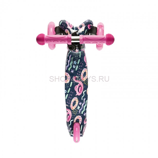 Самокат Трехколесный, со Светящимися Колесами, Фламинго - MSC-B082008 Самокат Трехколесный, со Светящимися Колесами, Фламинго - MSC-B082008