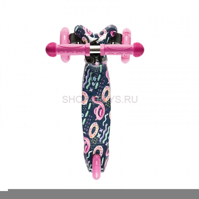 Самокат Трехколесный, со Светящимися Колесами, Фламинго - MSC-B082008 Самокат Трехколесный, со Светящимися Колесами, Фламинго - MSC-B082008