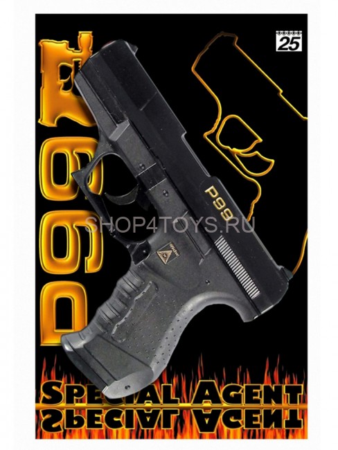 Пистолет на 25 пистонов Sohnie-Wicke Special Agent P99 18 см - SW-0483F