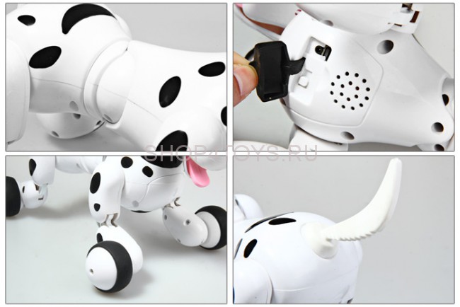 Радиоуправляемая умная собачка HappyCow Smart Dog Black - 777-338-RU