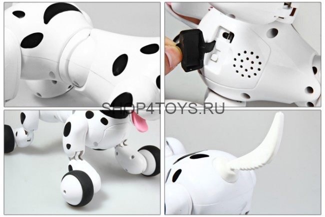 Радиоуправляемая умная собачка HappyCow Smart Dog Black - 777-338-RU