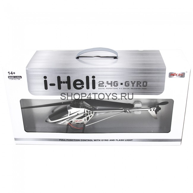 Радиоуправляемый вертолет MJX R/C i-Heli Shuttle Silver T64/T604 - T64