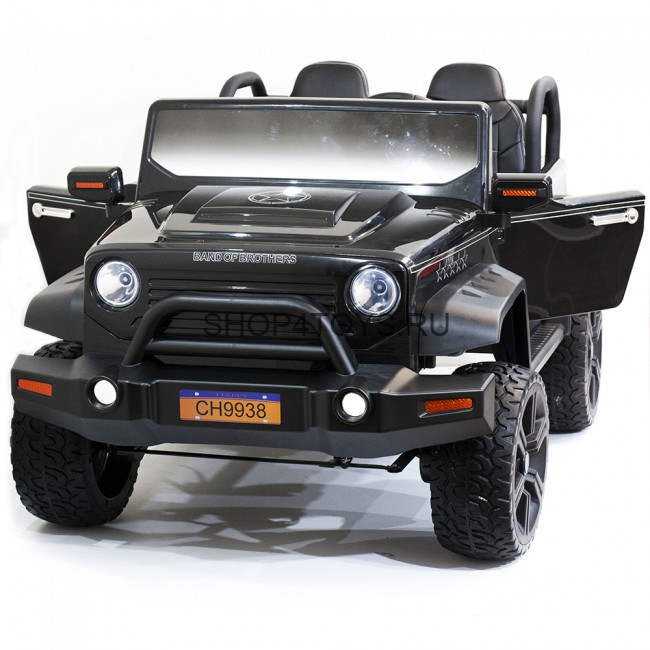 Детский электромобиль Jeep Hunter Black с полным приводом - CH9938 Детский электромобиль Jeep Hunter Black с полным приводом - CH9938