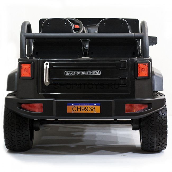 Детский электромобиль Jeep Hunter Black с полным приводом - CH9938 Детский электромобиль Jeep Hunter Black с полным приводом - CH9938
