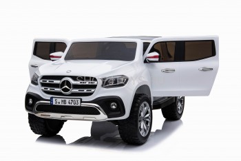 Электромобиль Mercedes-Benz X-Class 4WD - XMX606-WHITE Электромобиль Mercedes-Benz X-Class 4WD - XMX606-WHITE. Большой, высокий и вместительный джип с полным приводом.