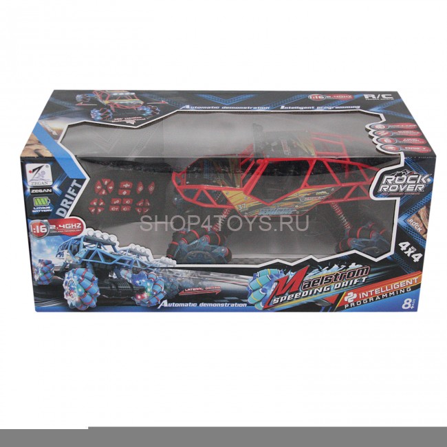 Радиоуправляемый краулер Zegan на роликовых колесах, свет, звук 2.4G - ZG-C1431-RED