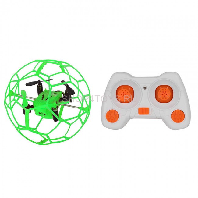 Радиоуправляемый квадрокоптер Helimax Green SkyWalker в сетке - HM1340-GREEN Радиоуправляемый квадрокоптер Helimax Green SkyWalker в сетке - HM1340-GREEN