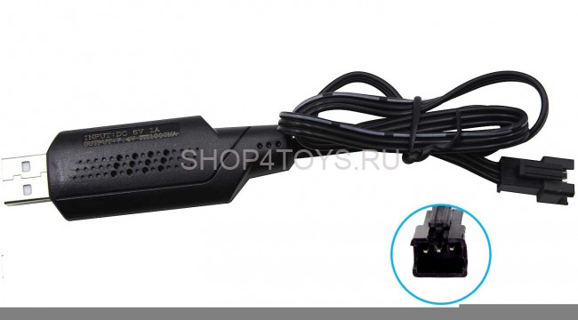 Зарядное устройство USB 7.4V 1000 mah разъем SM-3P - USB-74-1000-YP3 Зарядное устройство USB 7.4V 1000 mah разъем SM-3P - USB-74-1000-YP3