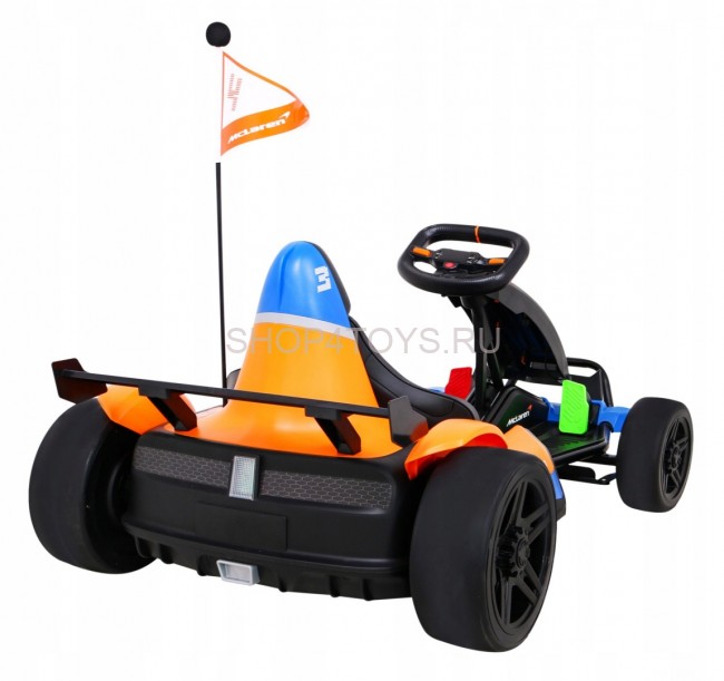 Детский электромобиль дрифт картинг Mclaren (лицензия, 12 км/ч, 24V) - BDM0930 Детский электромобиль дрифт картинг Mclaren (лицензия, 12 км/ч, 24V) - BDM0930