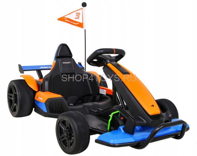 Детский электромобиль дрифт картинг Mclaren (лицензия, 12 км/ч, 24V) - BDM0930 Детский электромобиль дрифт картинг Mclaren (лицензия, 12 км/ч, 24V) - BDM0930