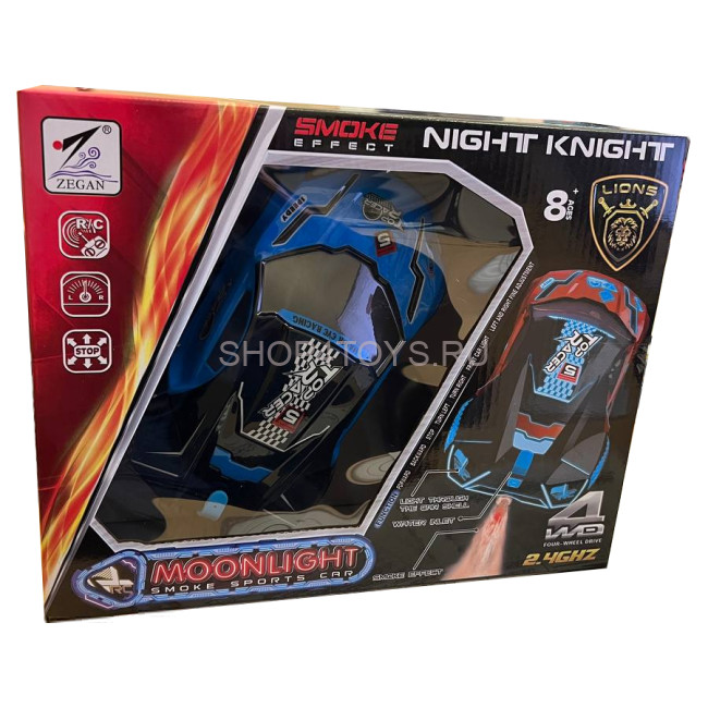 Радиоуправляемая спортивная машина (синий, пар, свет) - ZG-C1603-BLUE Радиоуправляемая спортивная машина (синий, пар, свет) - ZG-C1603-BLUE