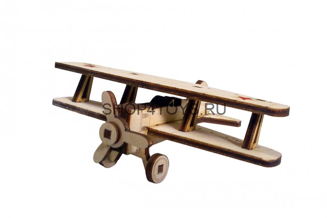 Конструктор 3D деревянный подвижный Lemmo Советский самолет У-2 - У-2 Конструктор 3D деревянный подвижный Lemmo Советский самолет У-2 - У-2