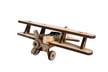 Конструктор 3D деревянный подвижный Lemmo Советский самолет У-2 - У-2 Набор «Советский самолет У-2» один из самых маленьких конструкторов у Леммо, он собирается без клея. У собранной модели вращается винт. Рекомендуется для детей от 5 лет.
