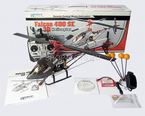Радиоуправляемый вертолет Art-tech Falcon 3D 400 SE - 12015 Радиоуправляемый вертолет Art-tech Falcon 3D 400 SE - 12015