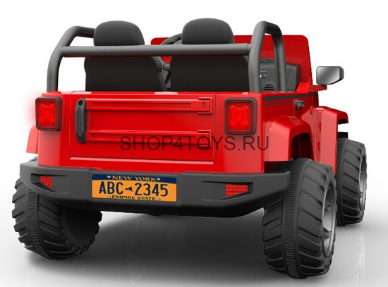 Детский электромобиль Jeep Hunter Red с полным приводом - CH9938-RED Детский электромобиль Jeep Hunter Red с полным приводом - CH9938-RED