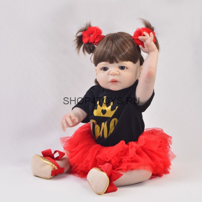 Реборн с силиконовым телом девочка Даяна Реборн с силиконовым телом девочка Даяна