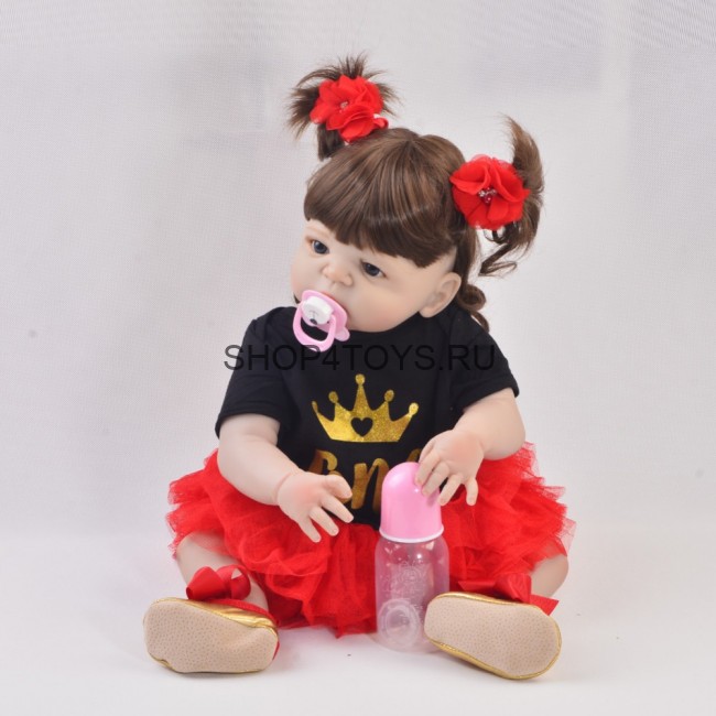 Реборн с силиконовым телом девочка Даяна Реборн с силиконовым телом девочка Даяна