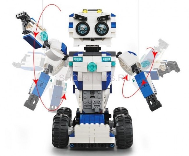 Конструктор радиоуправляемый CADA deTech DADA Роберт (28 см, один двигатель, 606 деталей) - C51028W Конструктор радиоуправляемый CADA deTech DADA Роберт (28 см, один двигатель, 606 деталей) - C51028W