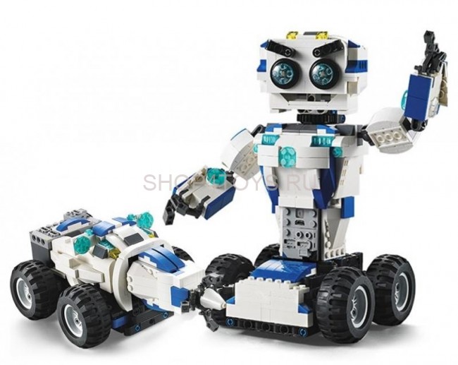 Конструктор радиоуправляемый CADA deTech DADA Роберт (28 см, один двигатель, 606 деталей) - C51028W Конструктор радиоуправляемый CADA deTech DADA Роберт (28 см, один двигатель, 606 деталей) - C51028W