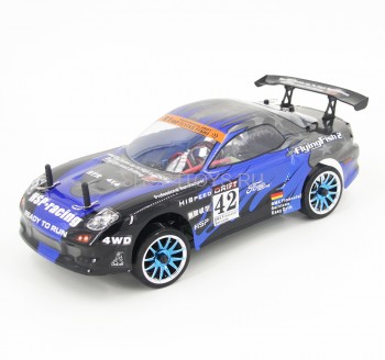 Радиоуправляемый автомобиль для дрифта HSP Flying Fish 2 - 1:16 4WD - 94163-16375 - 2.4G Полностью готовая к эксплуатации полноприводная  автомодель для дрифта HSP с электродвигателем серии 380