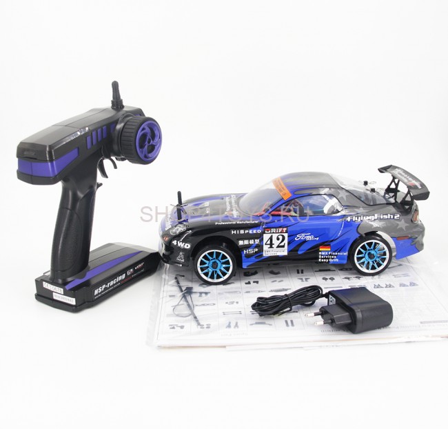 Радиоуправляемый автомобиль для дрифта HSP Flying Fish 2 - 1:16 4WD - 94163-16375 - 2.4G Радиоуправляемый автомобиль для дрифта HSP Flying Fish 2 - 1:16 4WD - 94163-16375 - 2.4G