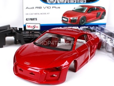 Сборная металлическая модель Maisto Audi R8 V10 Plus 1:24 - 39900 Сборная металлическая модель Maisto Audi R8 V10 Plus 1:24 - 39900